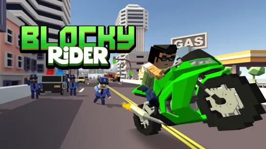 Play Blocky Rider game