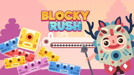 Play Blocky Rush game
