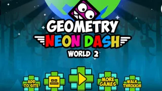 Play Geometry Neon Dash World Two now!