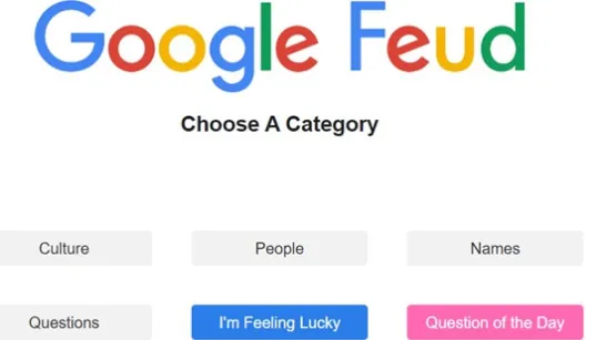 Play Google Feud game