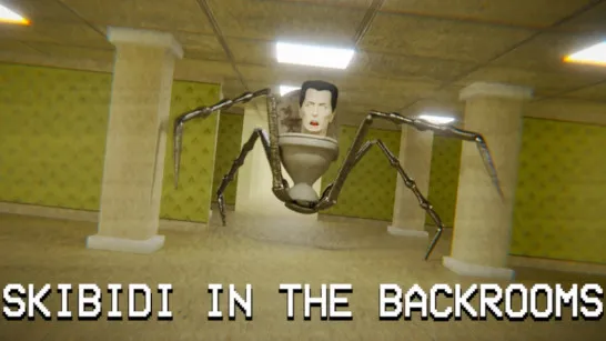 Play Skibidi in the Backrooms game